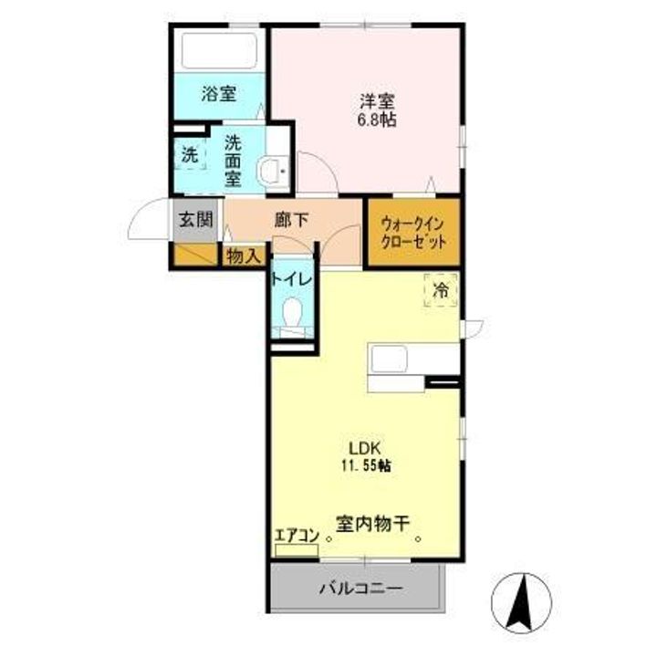 カンチーナの間取り