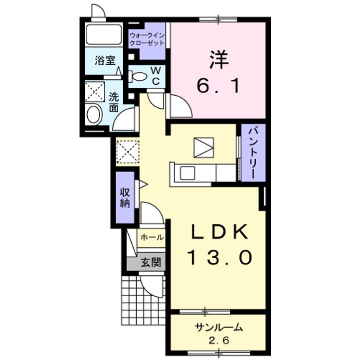 プランドールCの間取り