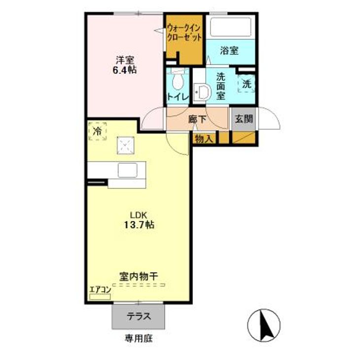 クレッシェンドの間取り