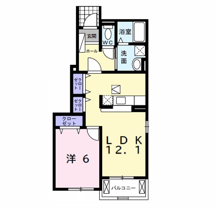 ビュー テラスの間取り