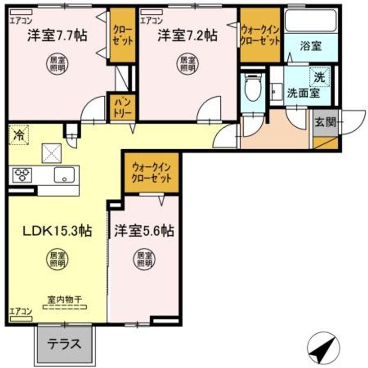KENTA金田西の間取り