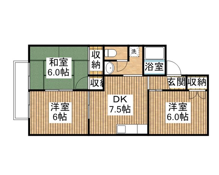 プレミールハイツ壱番館の間取り