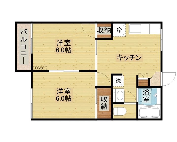 ヴェラ・サンモール103の間取り