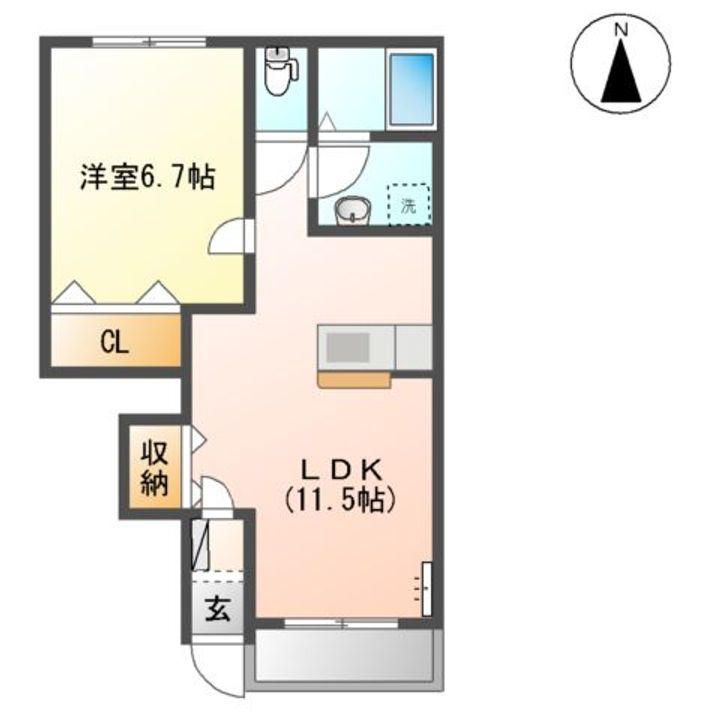 ウイング コートの間取り
