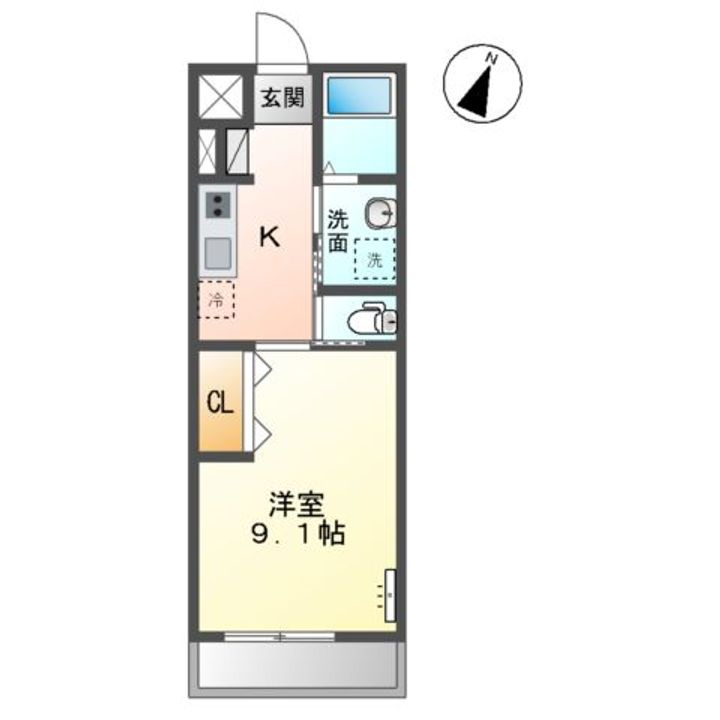 シャイン ビルドの間取り