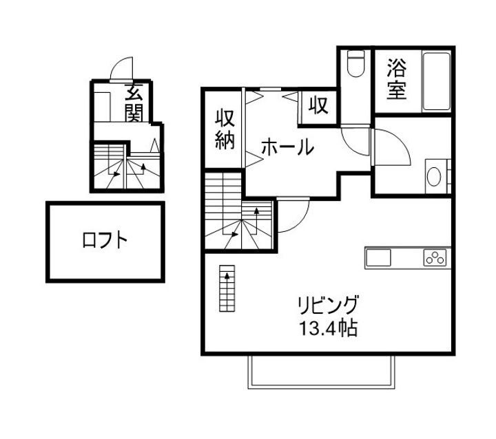 フォレスト201の間取り
