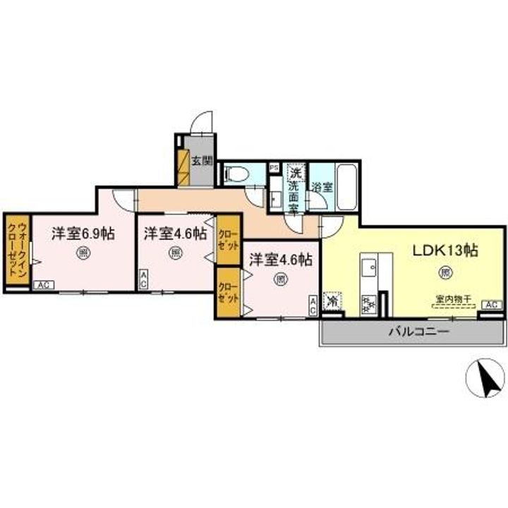 DーKISARIA EIの間取り