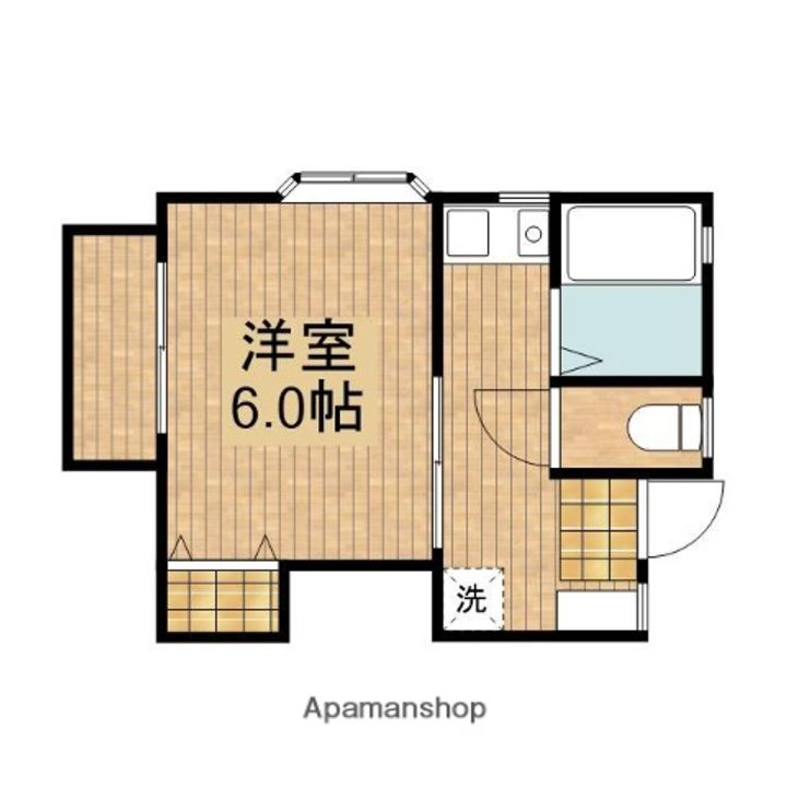 神奈川県相模原市南区上鶴間6丁目の賃貸アパートの間取り