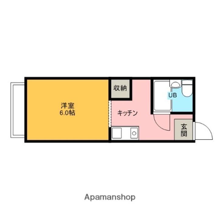エステート金沢の間取り