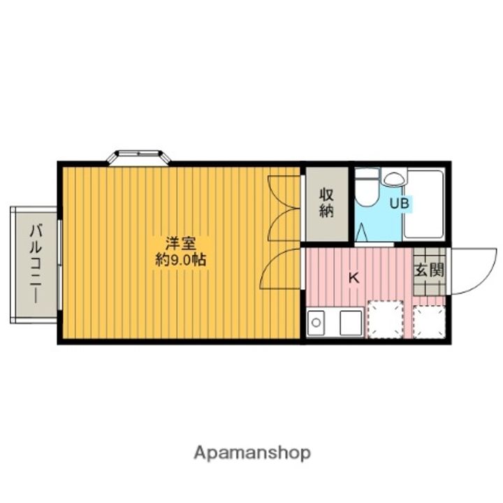 タイセイ第2コーポ203の間取り