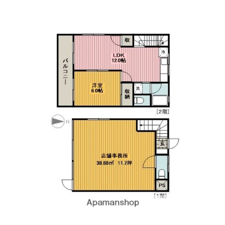 コンフォート南成瀬101の間取り