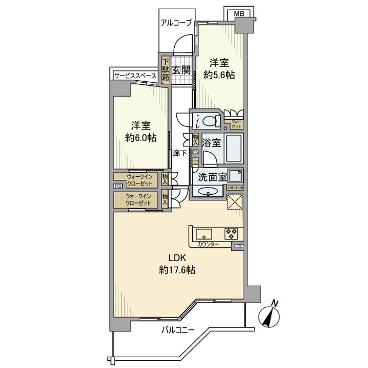ノブレス相模大野の間取り