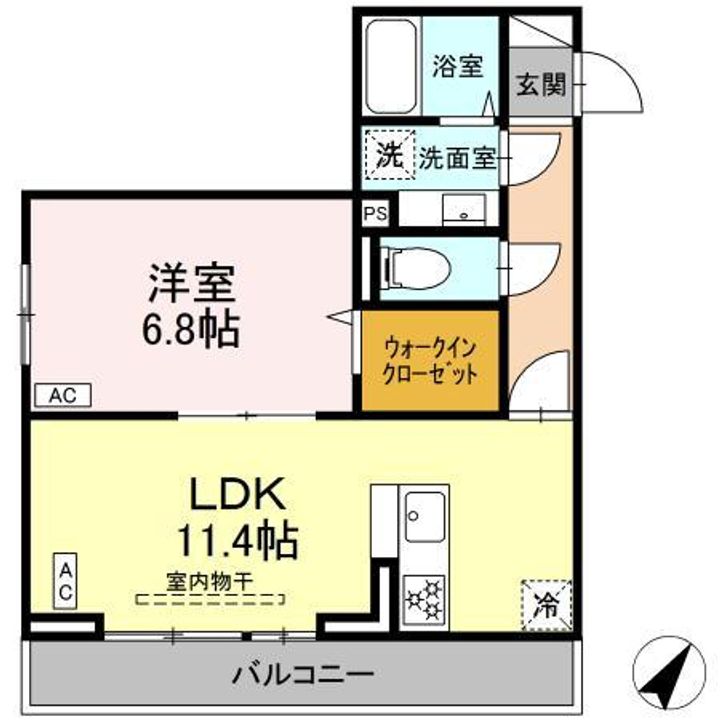 ピンウィール南台の間取り