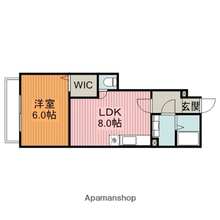 ローズコート玉川105の間取り