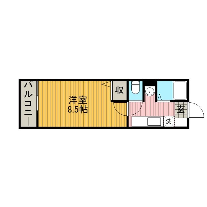 神奈川県相模原市南区相模台1丁目の賃貸マンションの間取り