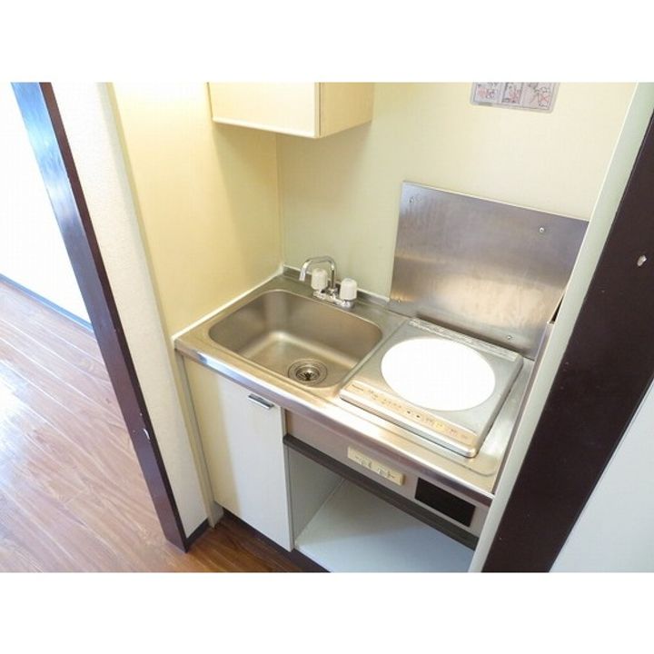 神奈川県川崎市川崎区下並木の賃貸マンションのキッチン