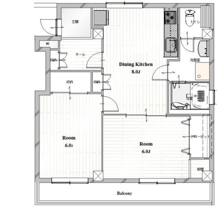 勝どき第三関根ビルの間取り