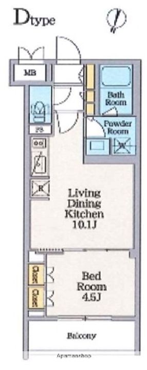 クレストコート池上六丁目の間取り