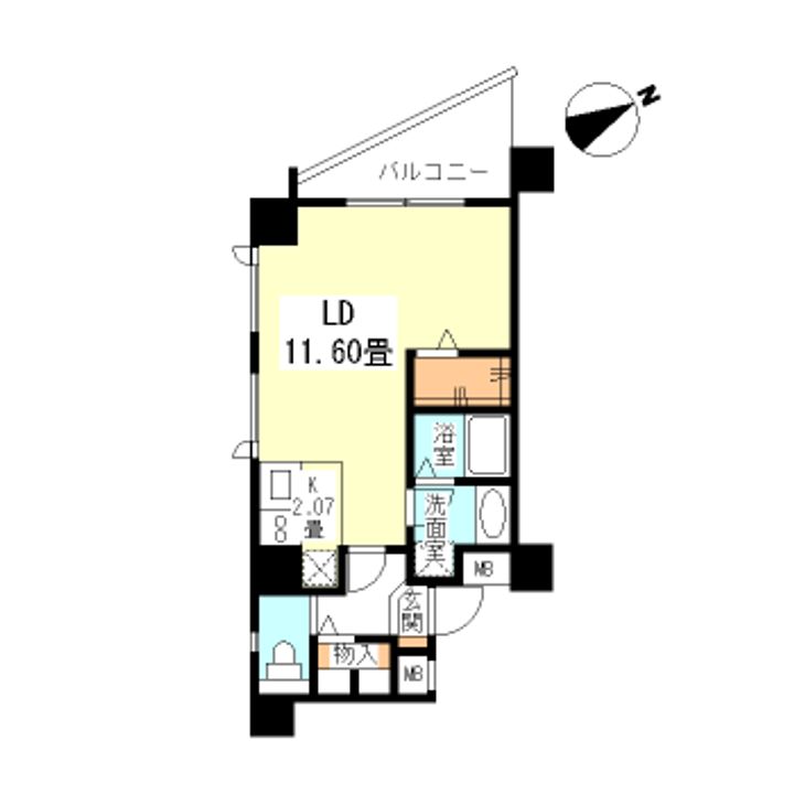 スタイリオ下丸子の間取り