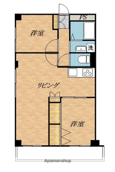 大森ハイツの間取り