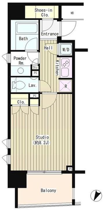 コクヨーレ日本橋の間取り