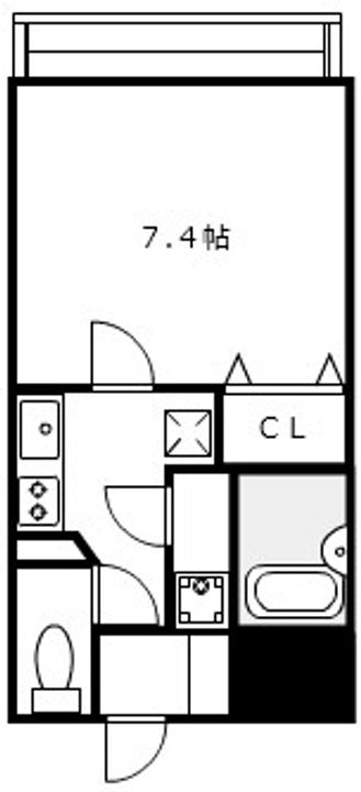 POWER HOUSEBO605号室の間取り