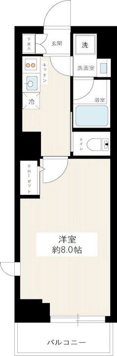 ルクシェール蒲田の間取り