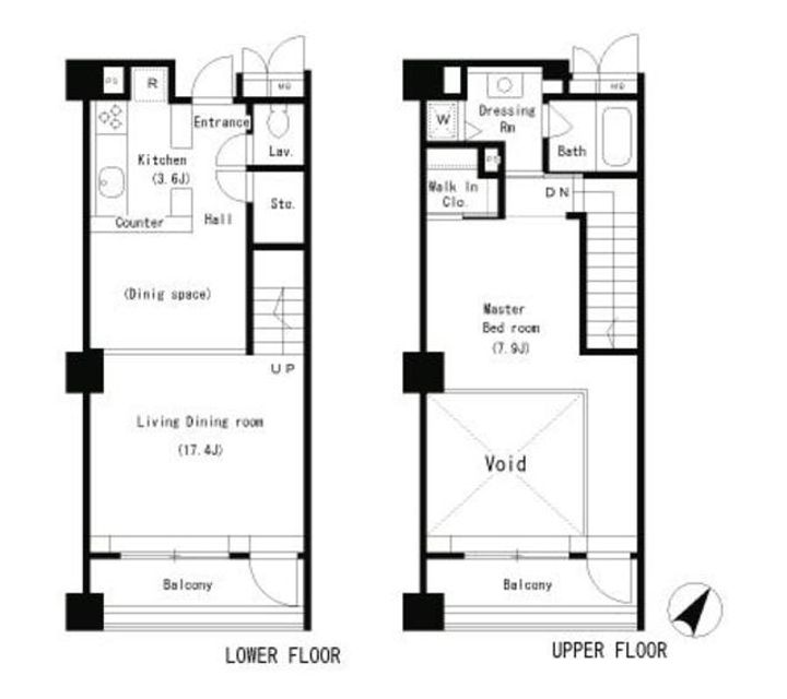 パークアクシス南麻布の間取り