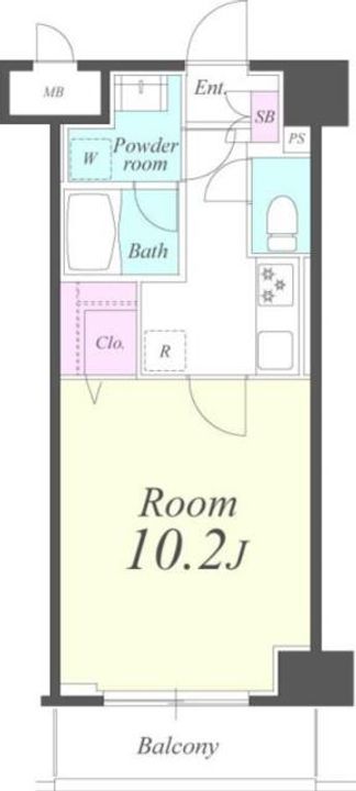 クレシェンテ月島の間取り
