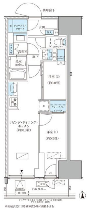 パークアクシス品川天王洲アイルの間取り