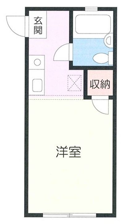 反町ハイツ101号室の間取り