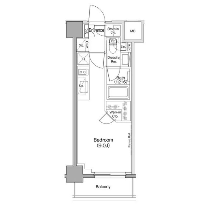 ザ・パークハビオ西大井の間取り