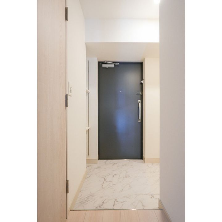 コンフォリア・リヴ豊洲キャナルの玄関