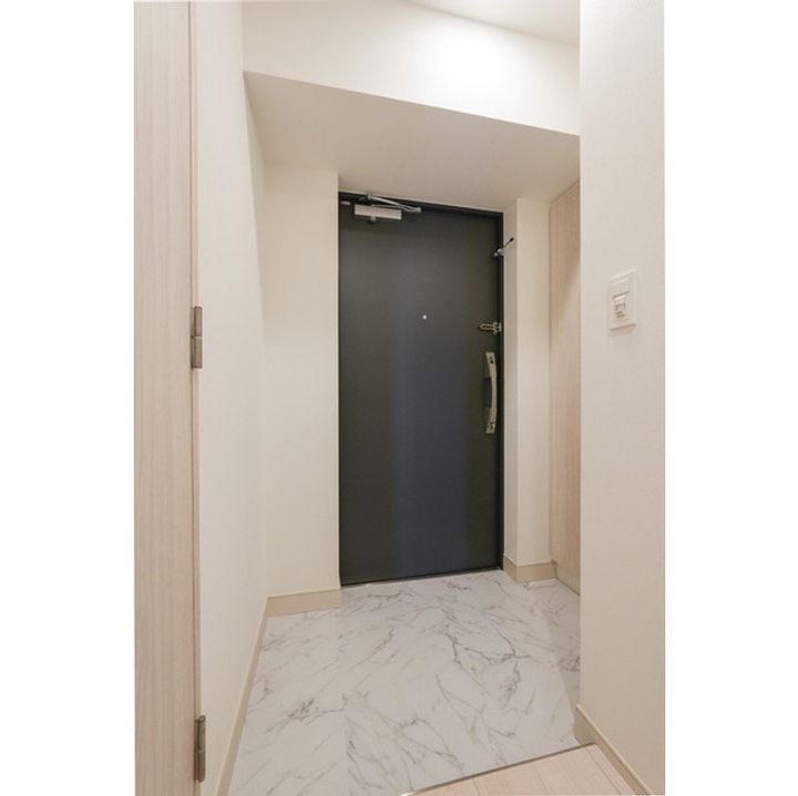 コンフォリア・リヴ豊洲キャナルの玄関