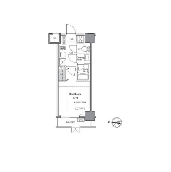 BLUROCK東品川の間取り