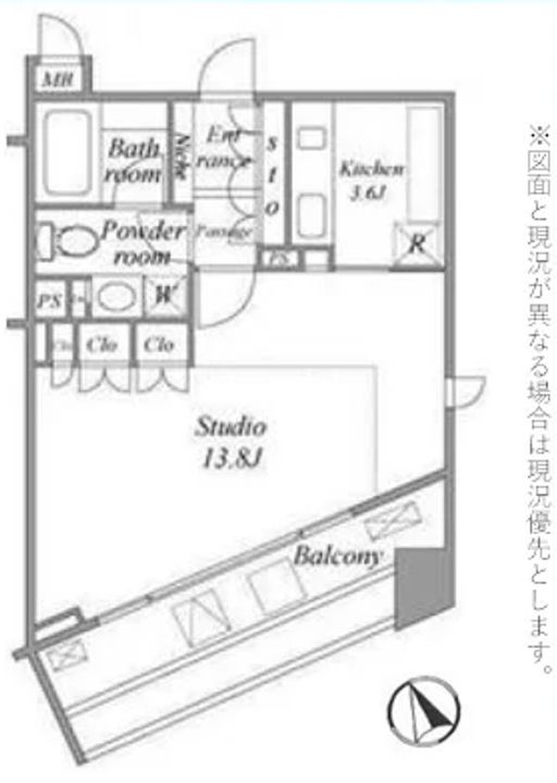 ラ ヴォーグ南青山の間取り