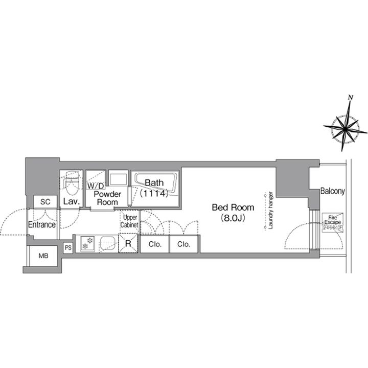 コンフォリア南品川の間取り