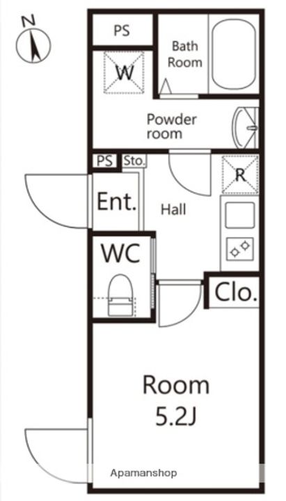 イスフールの間取り