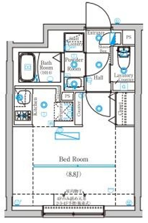 MIND KAMATAの間取り