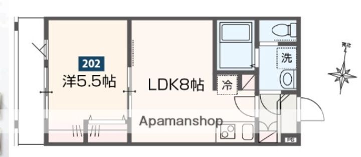 ARCADIA202の間取り
