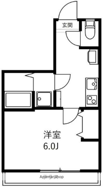 グランシャレー堀切菖蒲園Ⅲ102の間取り