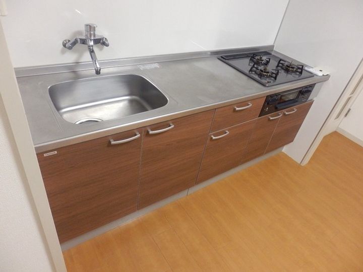 東京都葛飾区東四つ木4丁目の賃貸マンションのキッチン