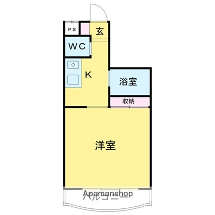 セルス有阪402の間取り