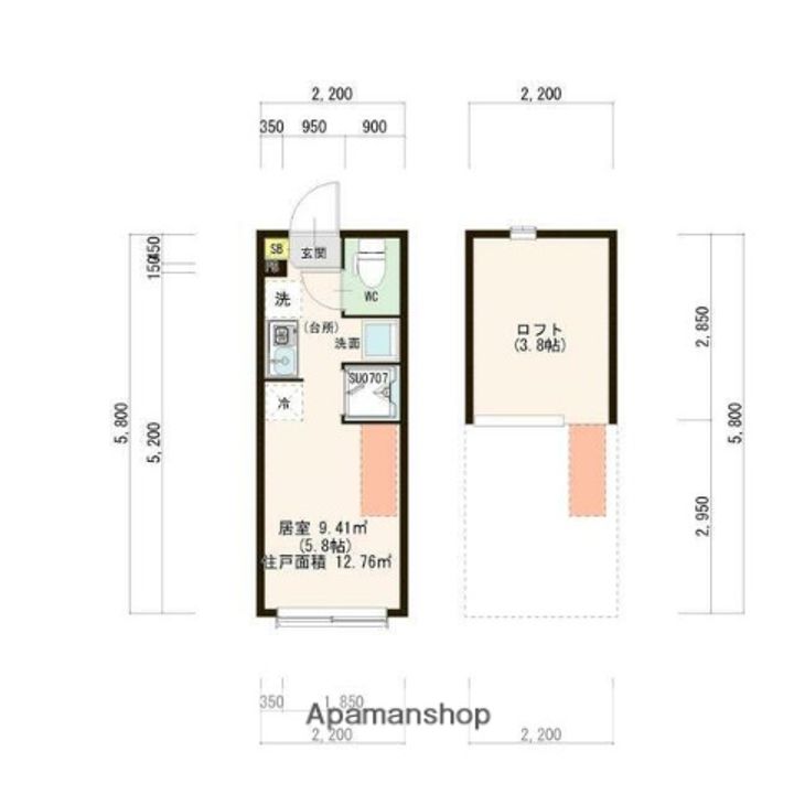 メゾンロシェの間取り