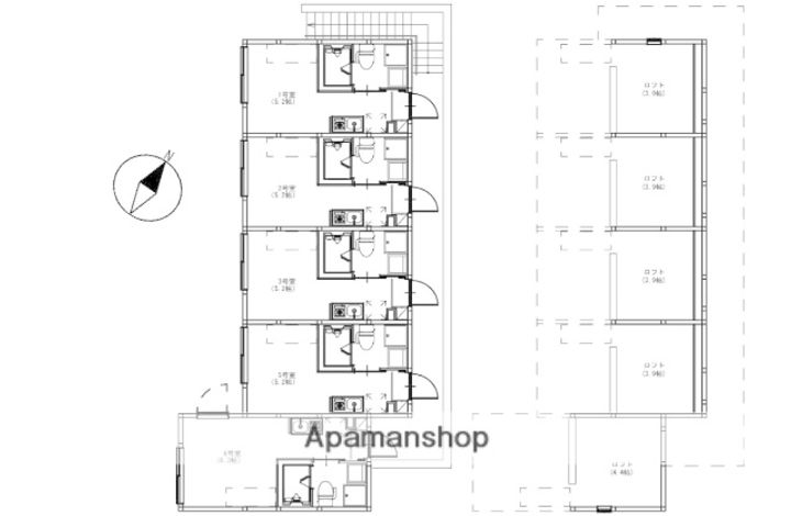 ハーモニーテラス堀切Ⅴ (仮称 堀切二丁目④C101の間取り