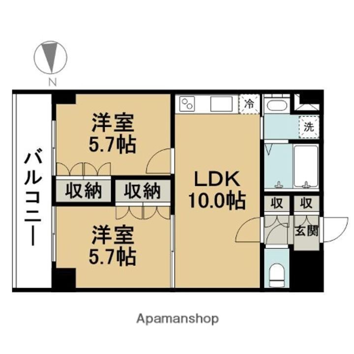 アルトジャルダンの間取り