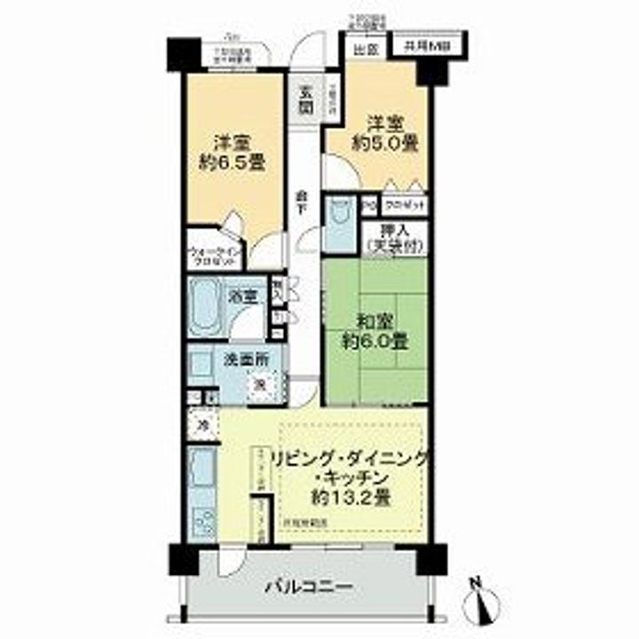 ライオンズマンション田無イーストレジデンスの間取り