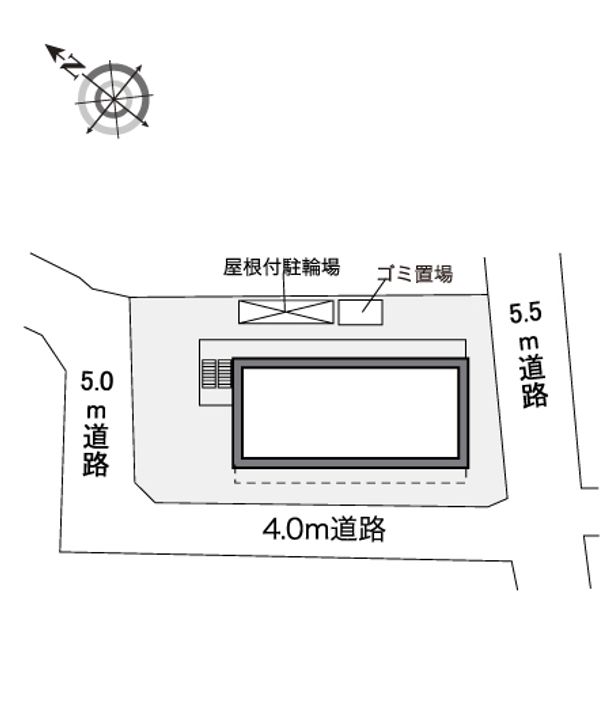 レオパレスシャルメの外観