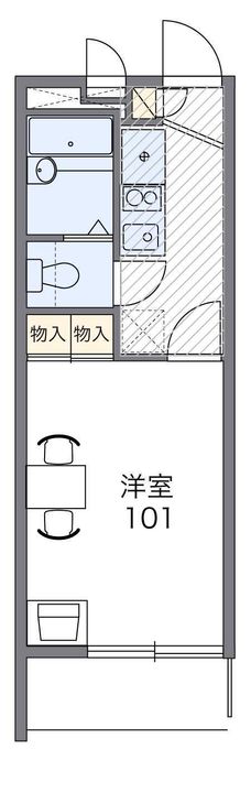 レオパレスサニーコートの間取り