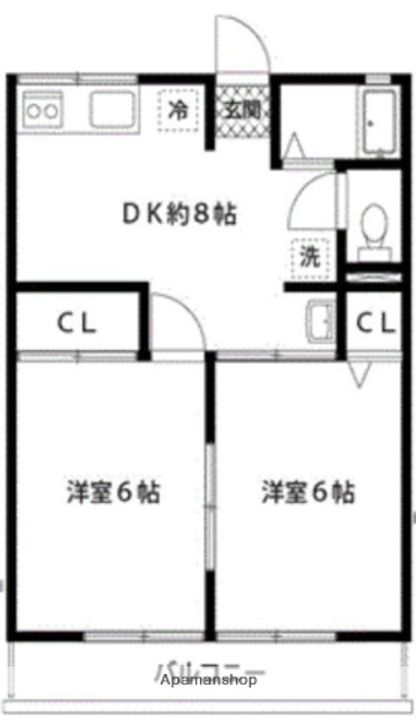 西大泉壱番館の間取り